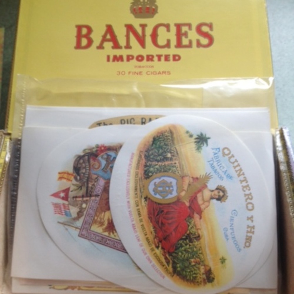 Collectors Box of 10 Cigar Box Labels Collectors Item